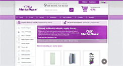 Desktop Screenshot of metalkas.cz