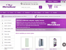 Tablet Screenshot of metalkas.cz
